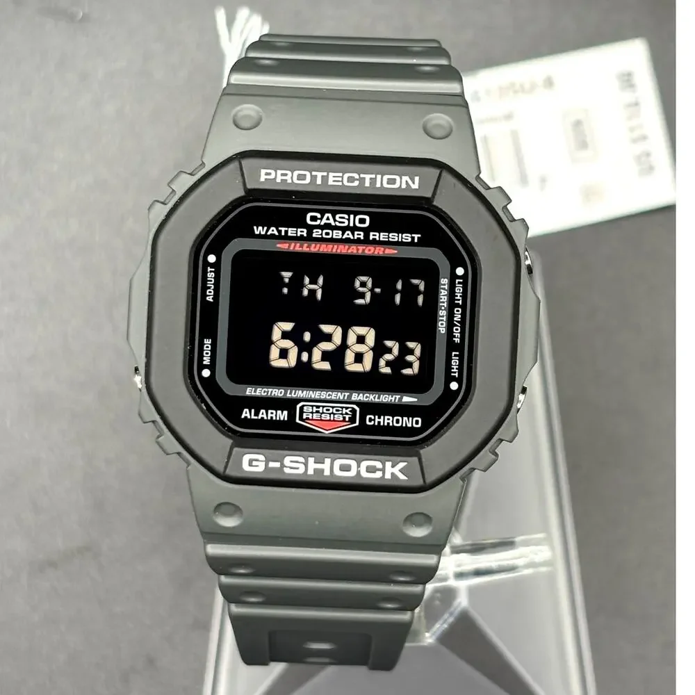 Casio G-Shock DW-5610SU-8 Utility Gray Digital 200M Watch NIBWT Discontinued